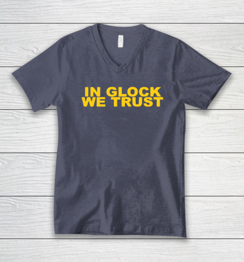 In Glock We Trust V-Neck T-Shirt 6
