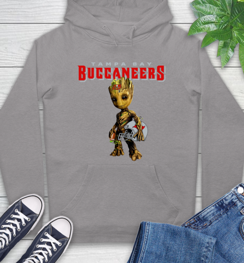 Tampa Bay Buccaneers NFL Football Groot Marvel Guardians Of The Galaxy Hoodie 6