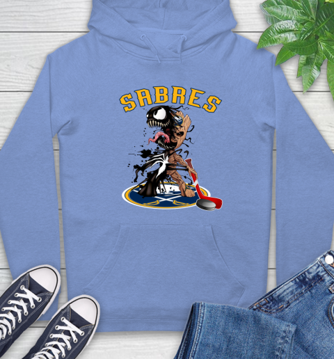 NHL Buffalo Sabres Hockey Venom Groot Guardians Of The Galaxy Hoodie 11