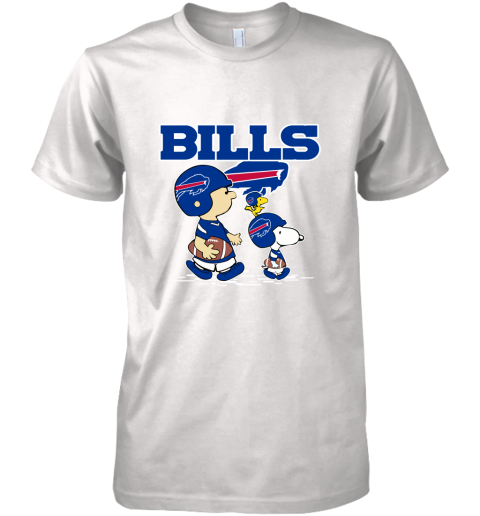Buffalo Bills Let's Play Football Together Snoopy NFL Premium Men's T-Shirt
