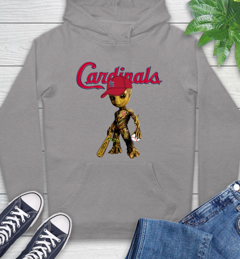 MLB St.Louis Cardinals Groot Guardians Of The Galaxy Baseball Hoodie 6