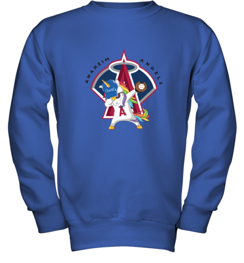 Hip Hop Dabbing Unicorn Flippin Love Los Angeles Dodgers Youth T-Shirt 