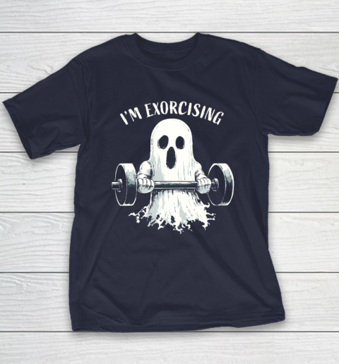 I'm Exorcising Funny Ghost Halloween Youth T-Shirt 2