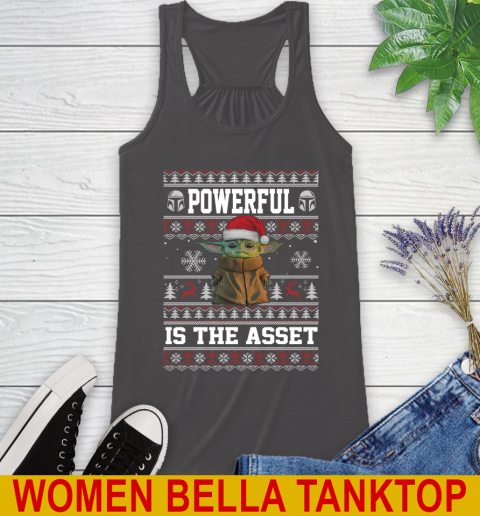 Powerful Is The Asset Baby Yoda Christmas Star Wars Shirts 46