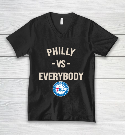 Philadelphia 76ers Vs Everybody V-Neck T-Shirt