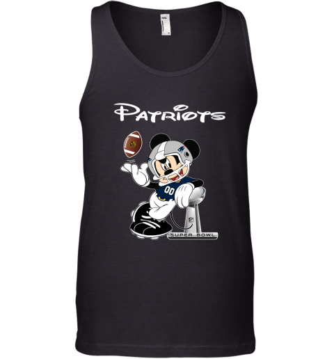 Mickey Patriots Taking The Super Bowl Trophy Football Tank Top