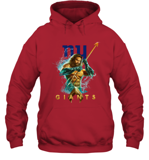 NFL New York Giants Aquaman DC Football Sports qr8HWmQX1n3 hoodie 23 95 151514 front red
