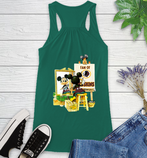 NFL Football Washington Redskins Mickey Drawing Shirt 40