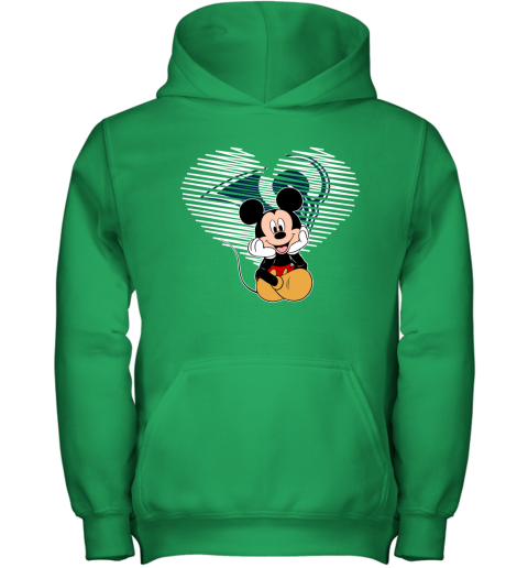 NFL Los Angeles Rams The Heart Mickey Mouse Disney Football T Shirt DVAqC3BmtxT youth hoodie 43 95 151514 front irish green