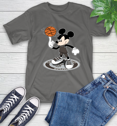 NBA Basketball San Antonio Spurs Cheerful Mickey Disney Shirt T-Shirt 10