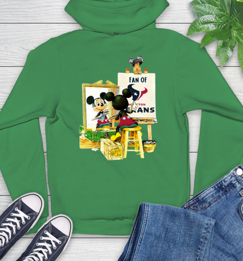 NFL Football Houston Texans Mickey Drawing Shirt 21
