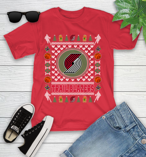 Portland Trail Blazers Merry Christmas NBA Basketball Loyal Fan Ugly Shirt 112