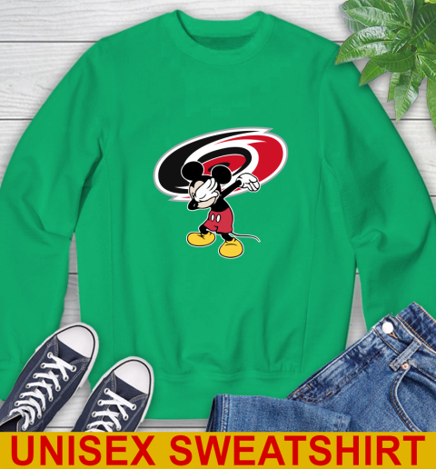 Carolina Hurricanes NHL Hockey Dabbing Mickey Disney Sports Sweatshirt 6