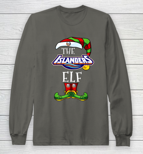 New York Islanders Christmas ELF Funny NHL Long Sleeve T-Shirt 5