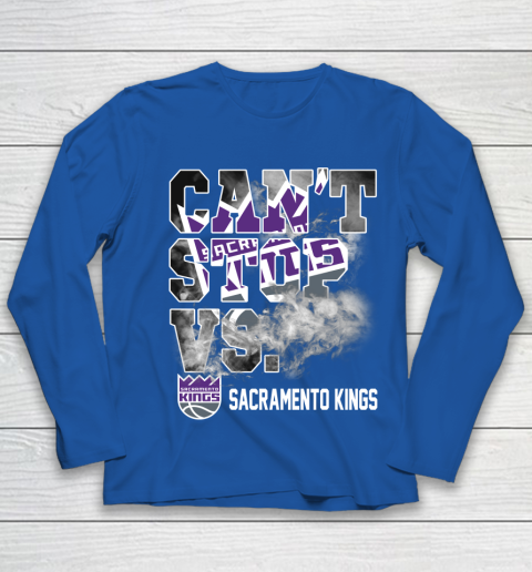 NBA Sacramento Kings Basketball Can't Stop Vs Youth Long Sleeve 7