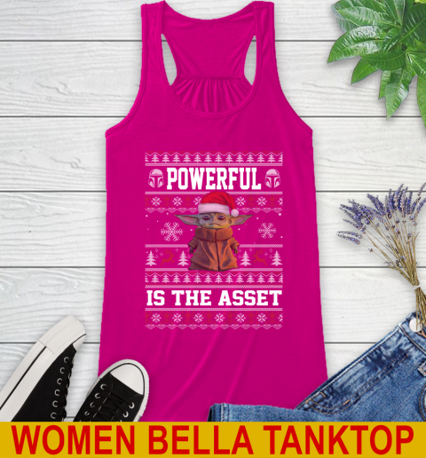Powerful Is The Asset Baby Yoda Christmas Star Wars Shirts 42
