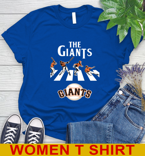 MLB Baseball San Francisco Giants The Beatles Rock Band Shirt Women's T-Shirt 10