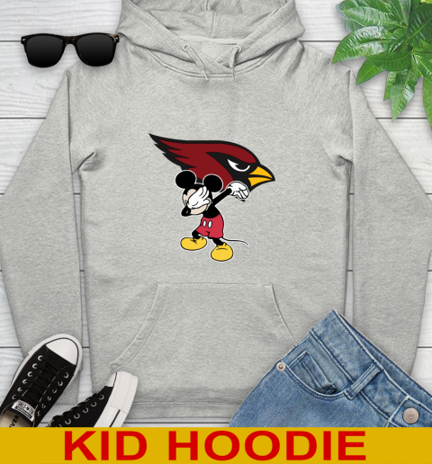 Arizona Cardinals NFL Football Dabbing Mickey Disney Sports Youth Hoodie