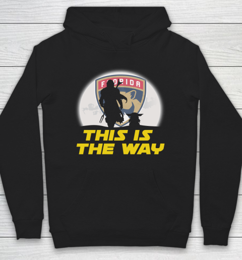 Florida Panthers NHL Ice Hockey Star Wars Yoda And Mandalorian This Is The Way Hoodie