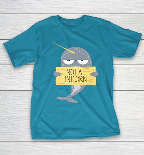 Not A Unicorn Cute Funny Narwhal Graphic T-Shirt 8