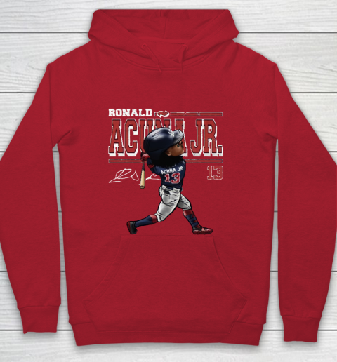 Ronald Acuna Jr Cartoon Youth Hoodie 7