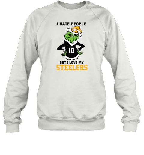 I Hate People But I Love My Steelers Pittsburgh Steelers NFL Teams Sweatshirt