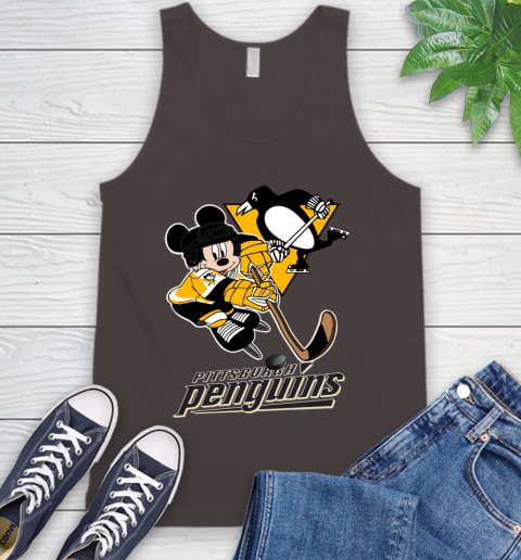 NHL Pittsburgh Penguins Mickey Mouse Disney Hockey T Shirt Tank Top 7
