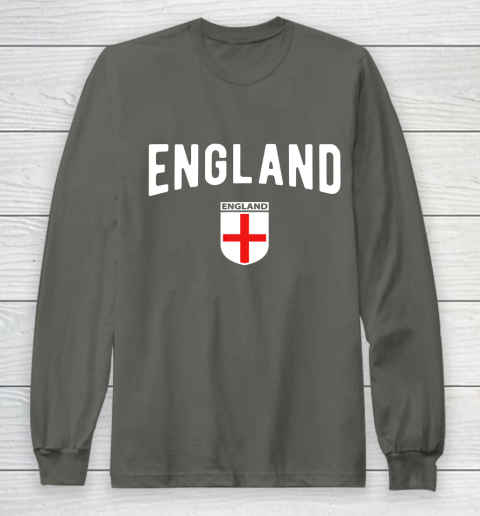 England Soccer Jersey 2021 2022 Football Team Long Sleeve T-Shirt 5