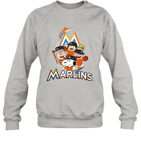 Peanuts Charlie Brown And Snoopy Playing Baseball Miami Marlins shirt,  hoodie, sweater, long sleeve and tank top