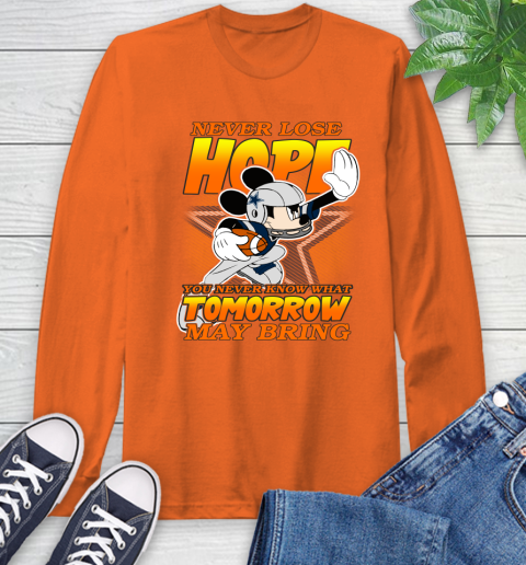 Dallas Cowboys NFL Football Mickey Disney Never Lose Hope Long Sleeve T-Shirt 5 Dallas Cowboys NFL Football Mickey Disney Never Lose Hope Long Sleeve T-Shirt - Image 5