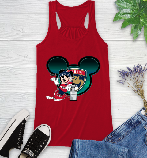 NHL Florida Panthers Stanley Cup Mickey Mouse Disney Hockey T Shirt Racerback Tank 6