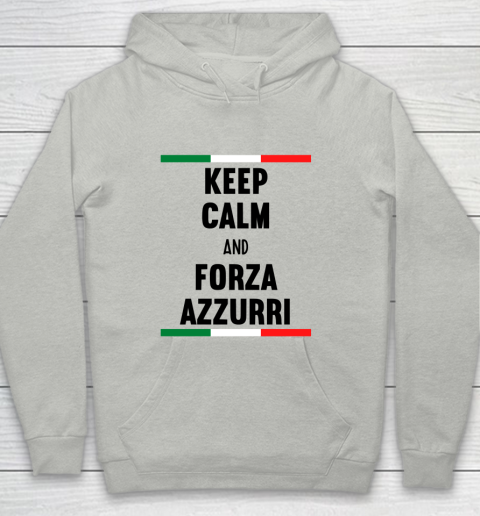 Keep Calm and Forza Azzurri  Fans and supporters of the Italian football team Youth Hoodie