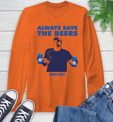 Always save the beers bud shop light shirt