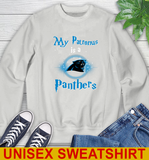 NFL Football Harry Potter My Patronus Is A Carolina Panthers Sweatshirt 5