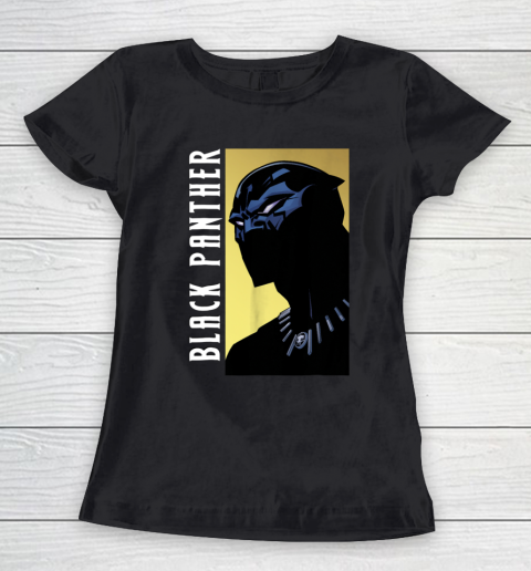 Marvel Black Panther Character Profile Intro Graphic Women's T-Shirt