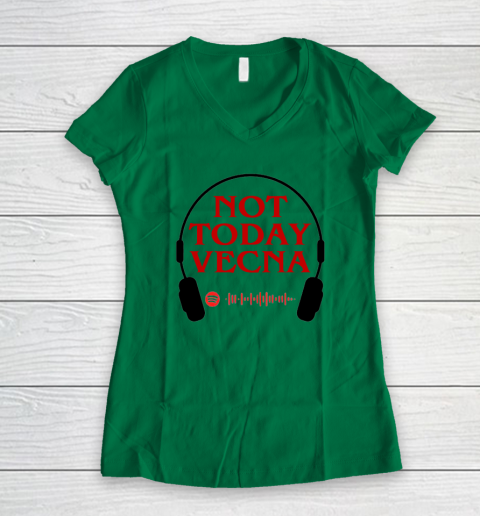 Not Today Vecna Women's V-Neck T-Shirt 3