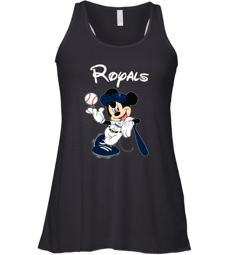 Baseball Mickey Team Kansas City Royals Racerback Tank