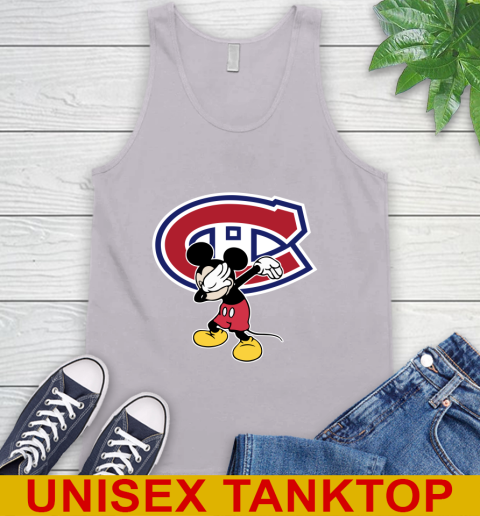 Montreal Canadiens NHL Hockey Dabbing Mickey Disney Sports Tank Top 4