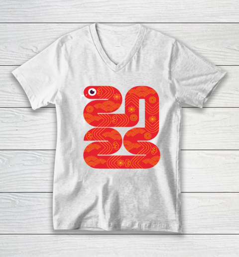 Lunar New Year 2025  Year of the Snake V-Neck T-Shirt