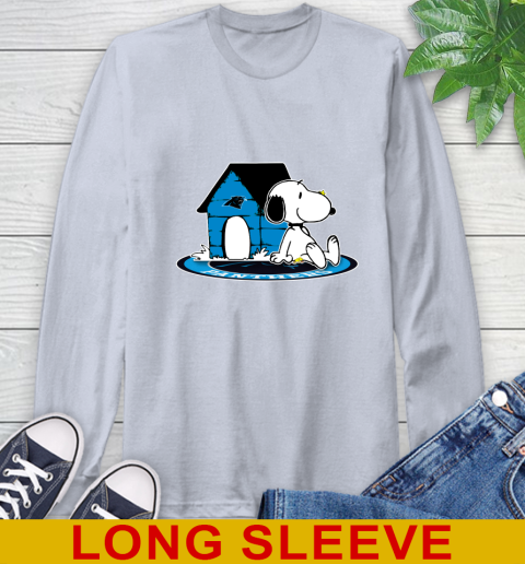 NFL Football Carolina Panthers Snoopy The Peanuts Movie Shirt Long Sleeve T-Shirt 6