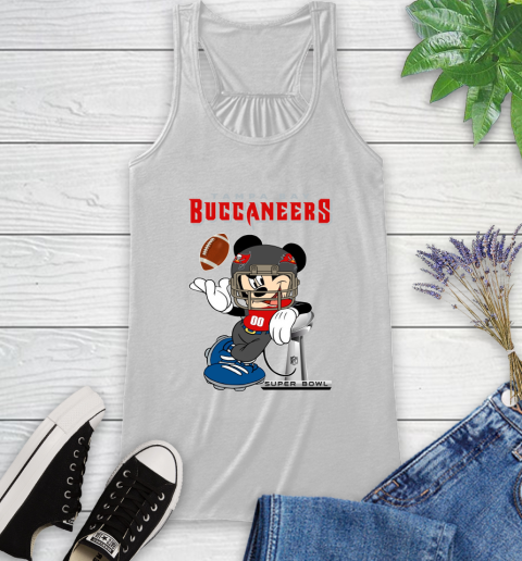 NFL Tampa Bay Buccaneers Mickey Mouse Disney Super Bowl Football T Shirt Racerback Tank
