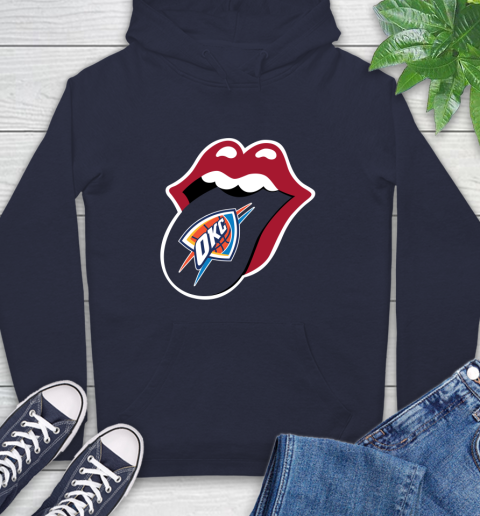 Oklahoma City Thunder NBA Basketball Lips I Root For My Team Adoring Fan 16