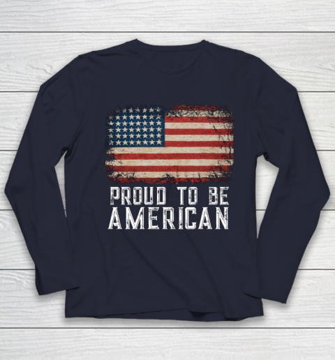 Proud American Patriotic USA Flag Youth Long Sleeve 2