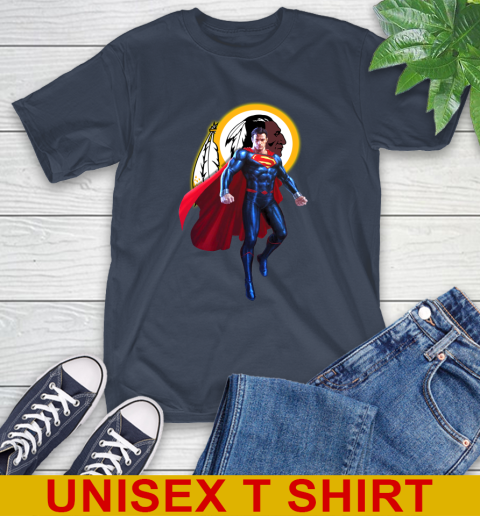 NFL Superman DC Sports Football Washington Redskins T-Shirt 4