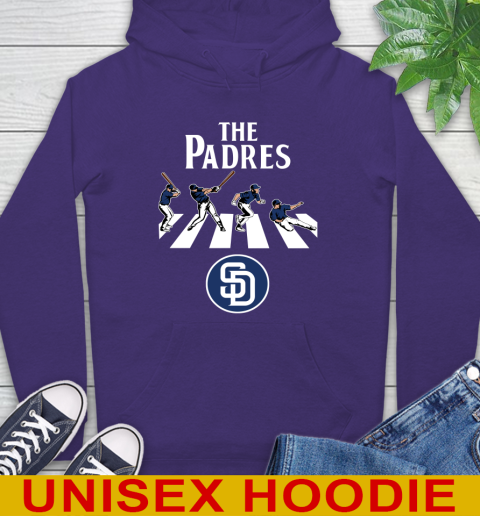 MLB Baseball San Diego Padres The Beatles Rock Band Shirt Hoodie 5