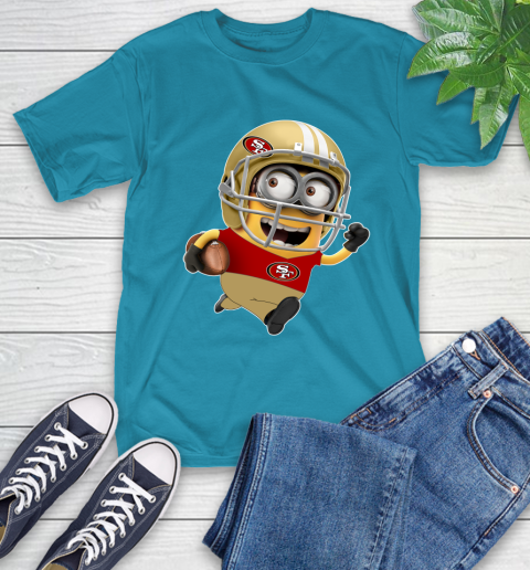 NFL San Francisco 49ers Minions Disney Football Sports T-Shirt 8