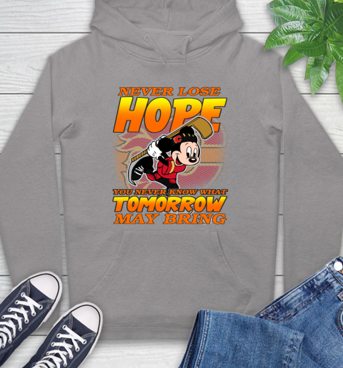 Calgary Flames NHL Hockey ootball Mickey Disney Never Lose Hope Hoodie 6