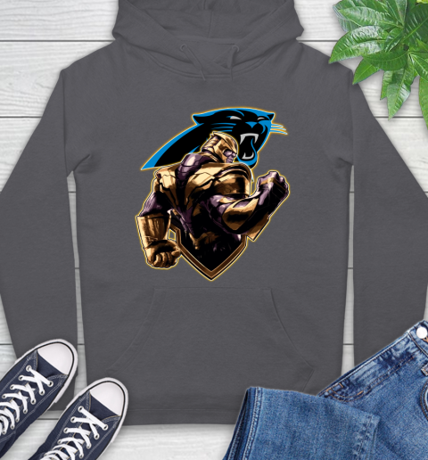 NFL Thanos Avengers Endgame Football Sports Carolina Panthers Hoodie 7
