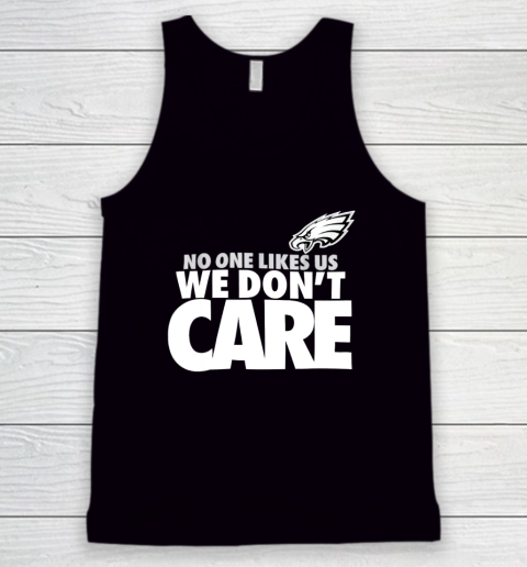 No One Likes Us We Don't Care Football Tank Top