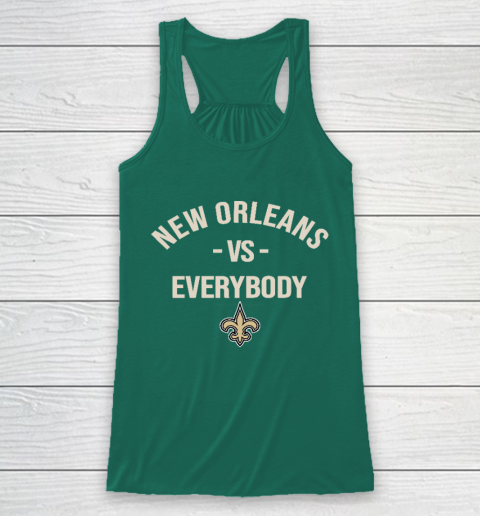 New Orleans Saints Vs Everybody Racerback Tank 5